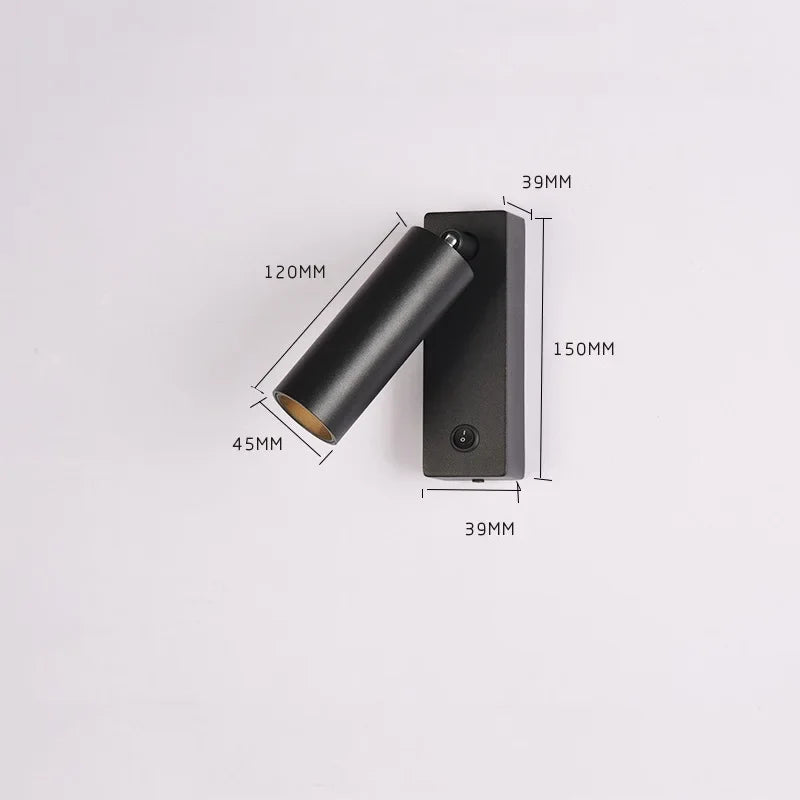 Pivoting LED Bedside Table Light for Focused Reading