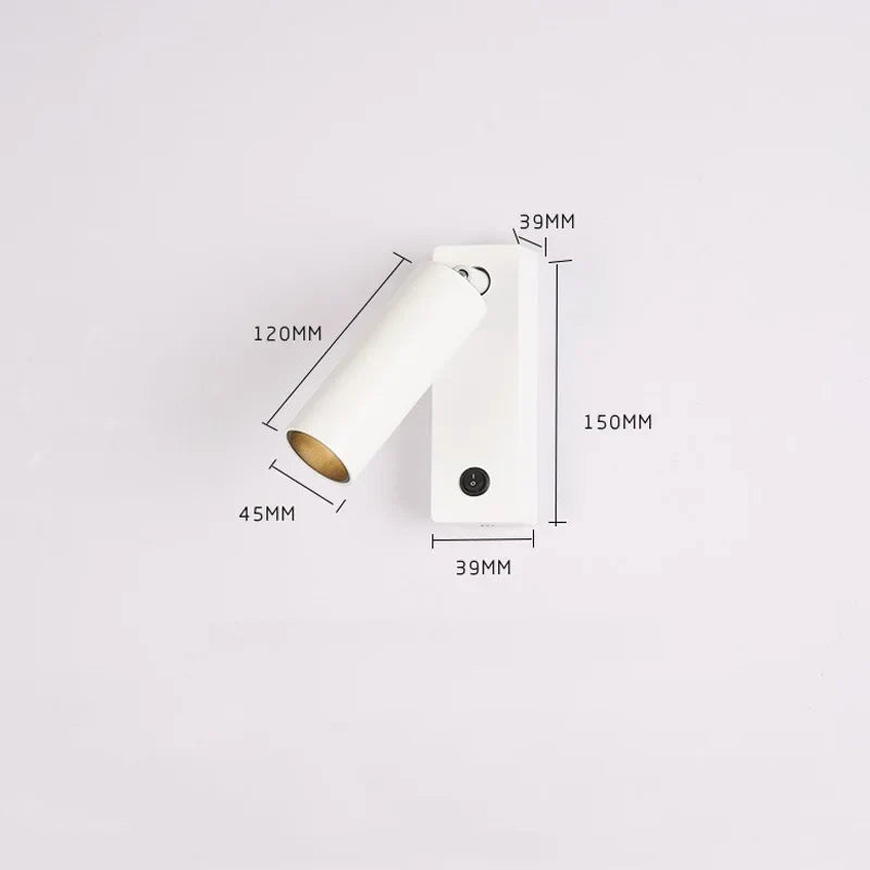 Pivoting LED Bedside Table Light for Focused Reading