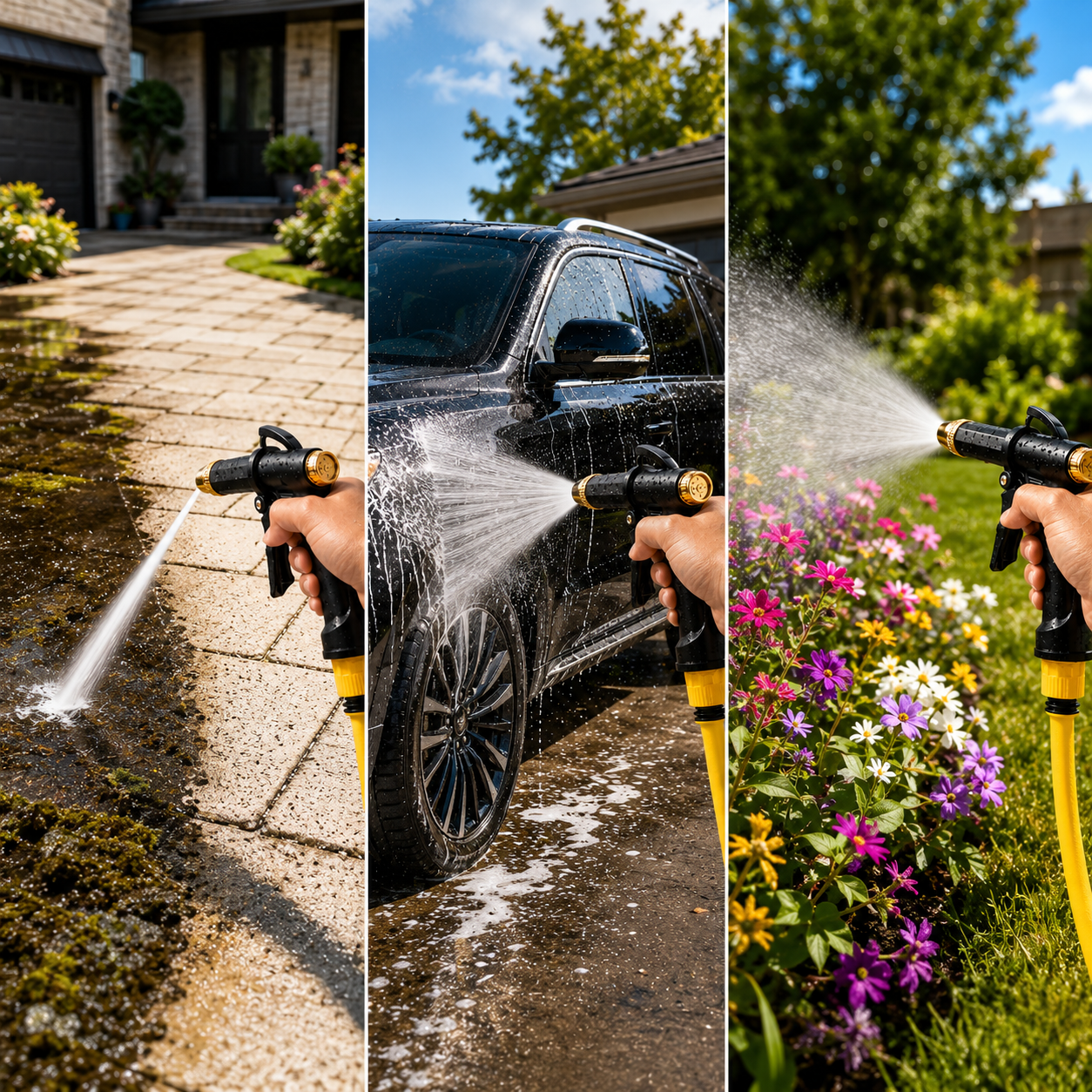 High-Pressure Water Blaster – Effortless Outdoor Cleaning
