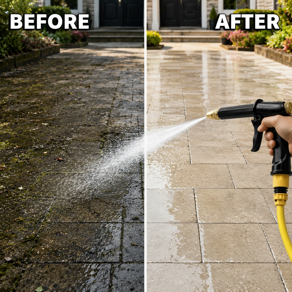 High-Pressure Water Blaster – Effortless Outdoor Cleaning