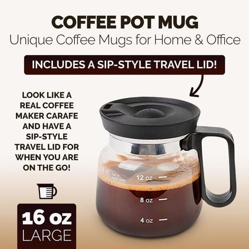 Taza de vidrio pour-over para rituales de café