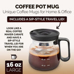 Taza de vidrio pour-over para rituales de café