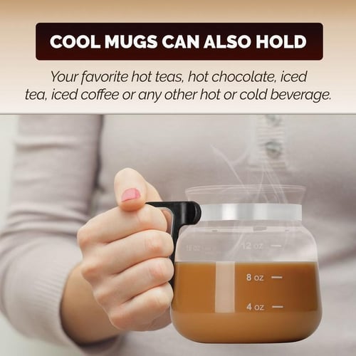 Taza de vidrio pour-over para rituales de café