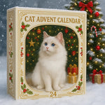 Calendario dell'Avvento Figurina Gatto per Fascino Festivo