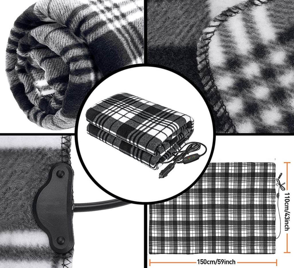 Electric Car Blanket For Warm Winter Drives