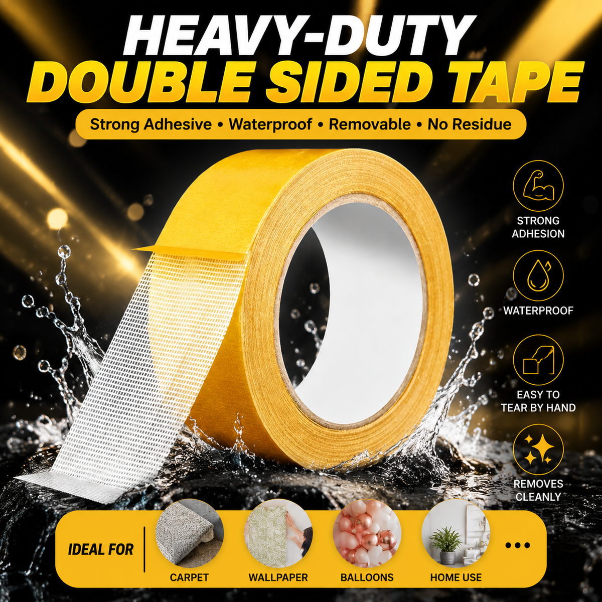 Double Sided Rug Tape For Secure Style
