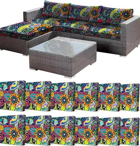 Splash-Proof Patio Pillow Covers For Outdoor Charm