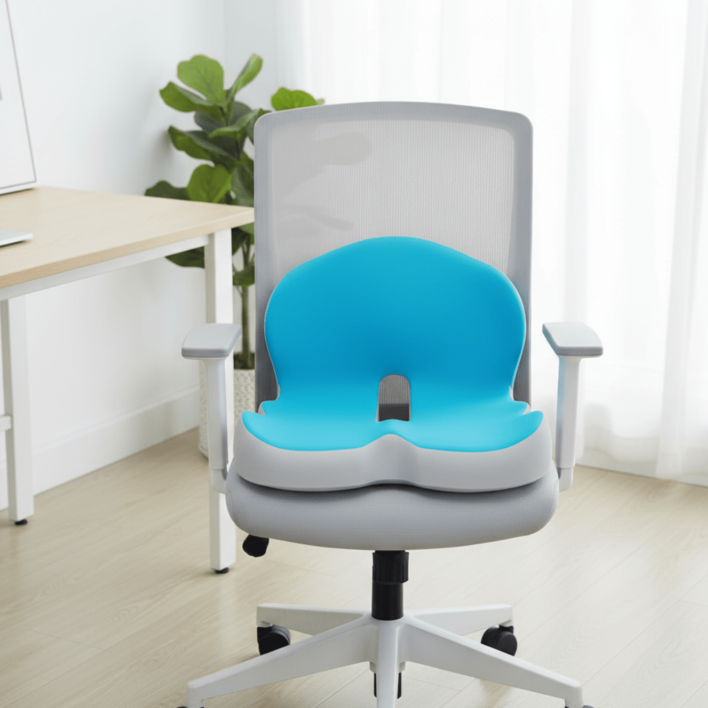 Contoured Pillow with Memory Foam