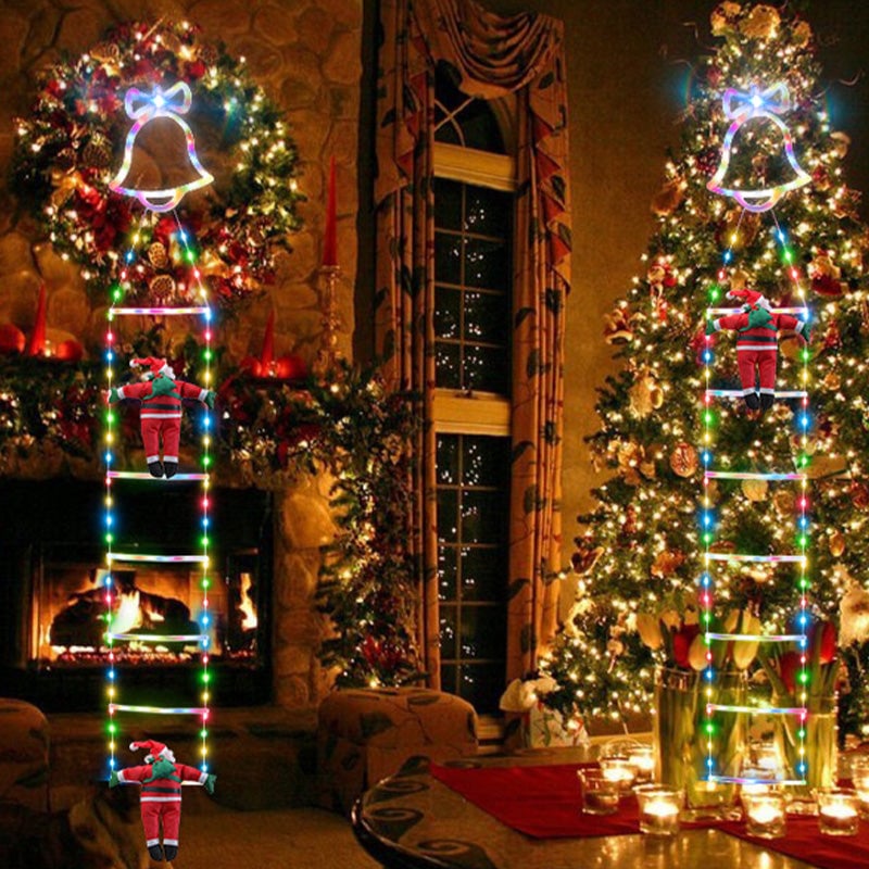 Christmas Ladder Lights For Festive Character