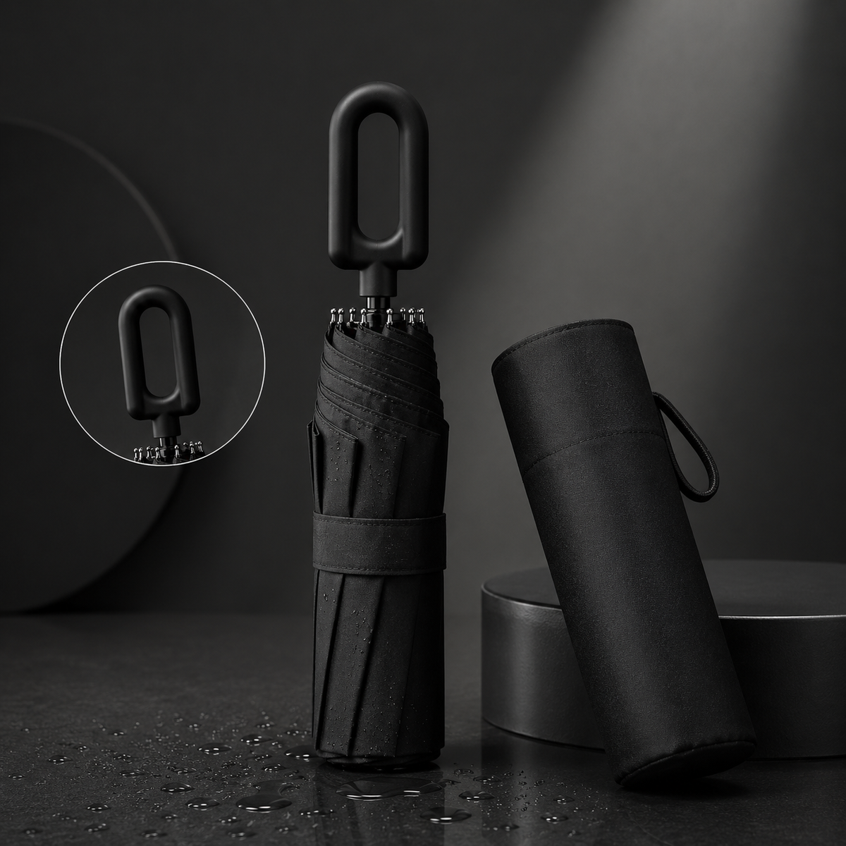 STORMLOCK - Automatic windproof umbrella with 8-rib structure and UV protection designed for strong weather resistance and everyday travel convenience