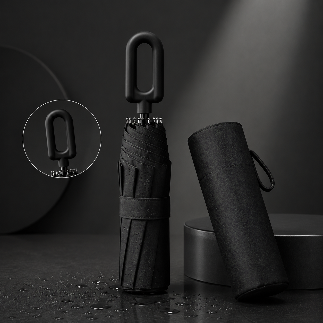 STORMLOCK - Automatic windproof umbrella with 8-rib structure and UV protection designed for strong weather resistance and everyday travel convenience