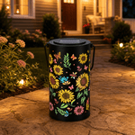 Solar Sunflower Lantern for Garden Glow