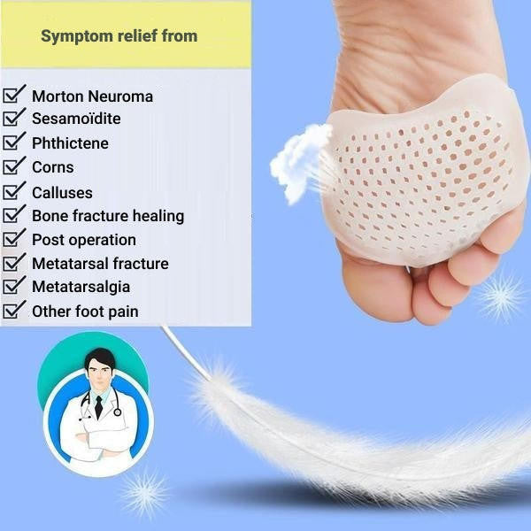 Breathable Footwear Pads for Forefoot Comfort