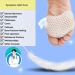 Breathable Footwear Pads for Forefoot Comfort