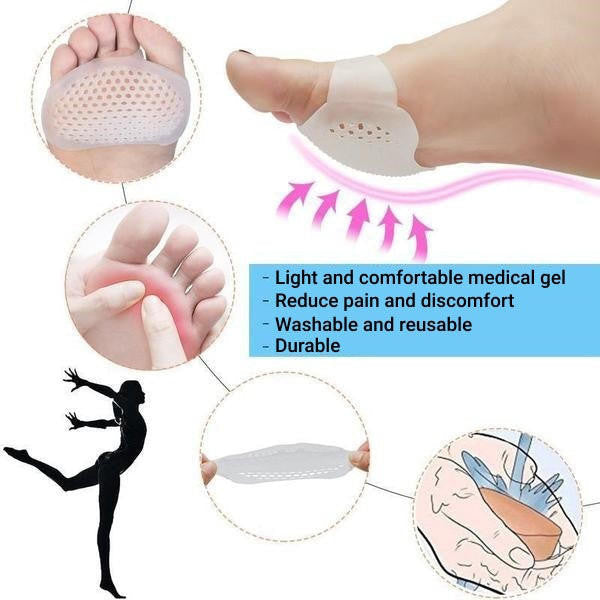 Breathable Footwear Pads for Forefoot Comfort