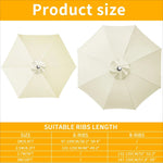 Outdoor Umbrella Canopy Cover For Patio Refresh