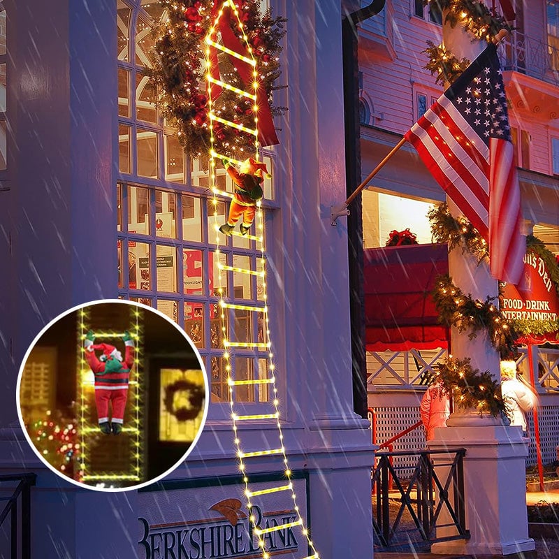 Christmas Ladder Lights For Festive Character