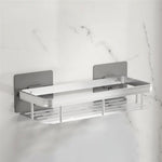 Adhesive Bathroom Shelf for Drill-Free Style
