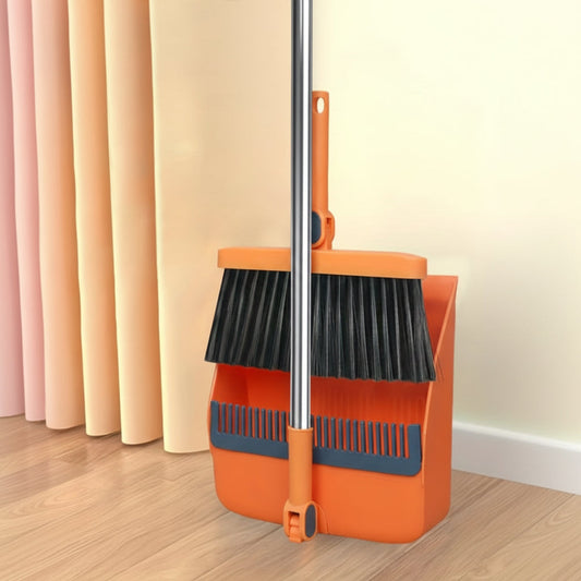 Rotatable Broom and Dustpan Set