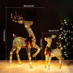 Luminous Elk Sleigh Holiday Lighting