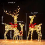 Luminous Elk Sleigh Holiday Lighting