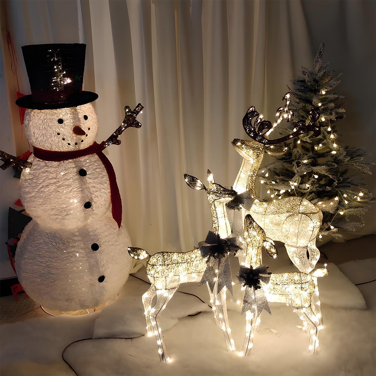 Luminous Elk Sleigh Holiday Lighting