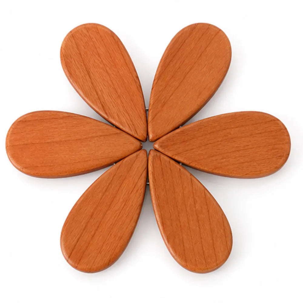 Wooden Christmas Tree Table Trivets For Holiday Character