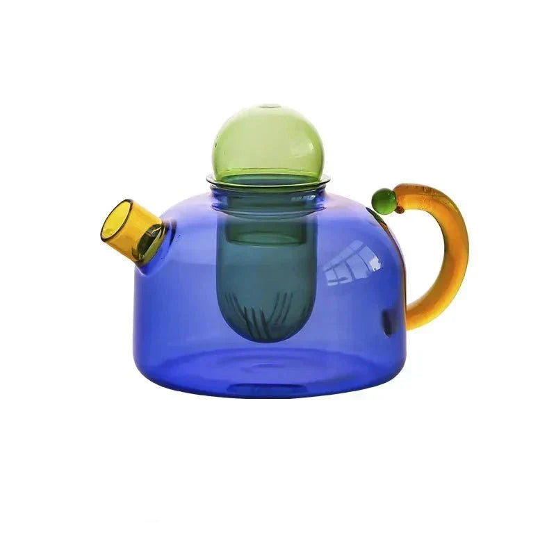 Translucent Glass Kettle Set For Elegant Tea