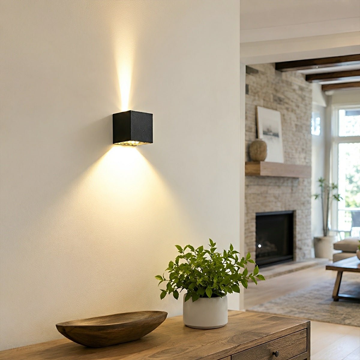 Illuminazione da Parete Nordica Up Down per Facciate Imponenti