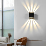 Illuminazione da Parete Nordica Up Down per Facciate Imponenti