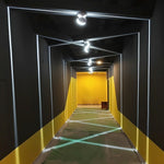Cyberpunk LED Wall Light With Futuristic Beam