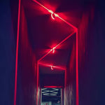 Cyberpunk LED Wall Light With Futuristic Beam