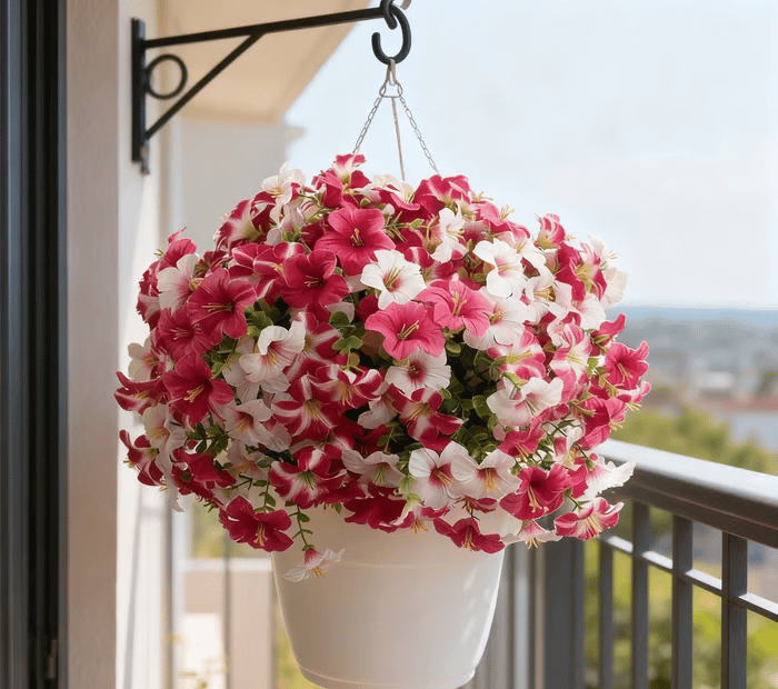Outdoor Petunia Vase For Effortless Color