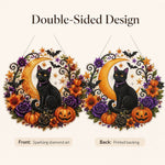 Black Cat Moon Lighting For Haunted Charm
