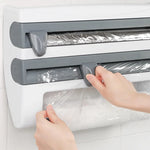 Wrap And Paper Towel Organizer For Tidy Counters