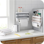 Wrap And Paper Towel Organizer For Tidy Counters