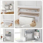 Wrap And Paper Towel Organizer For Tidy Counters