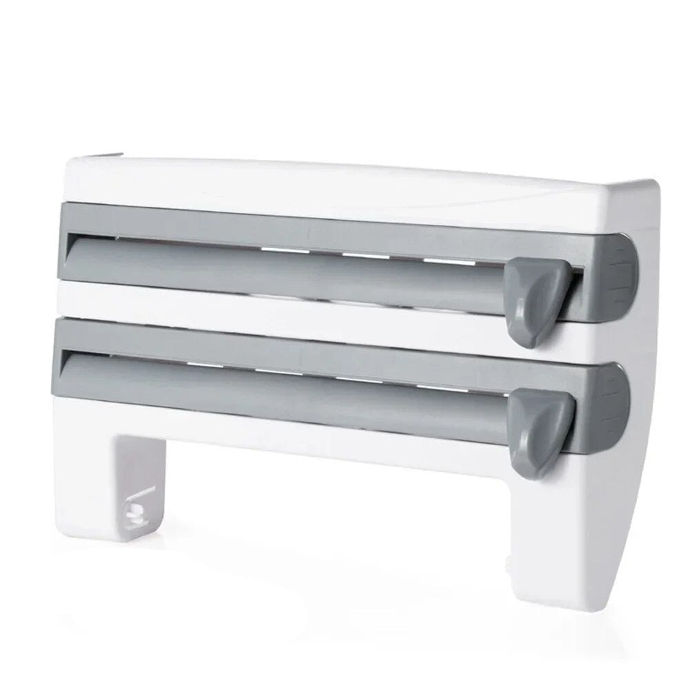 Wrap And Paper Towel Organizer For Tidy Counters