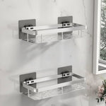 Adhesive Bathroom Shelf for Drill-Free Style