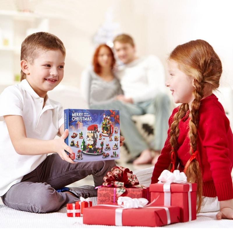 Christmas Blocks Table For Festive Countdown