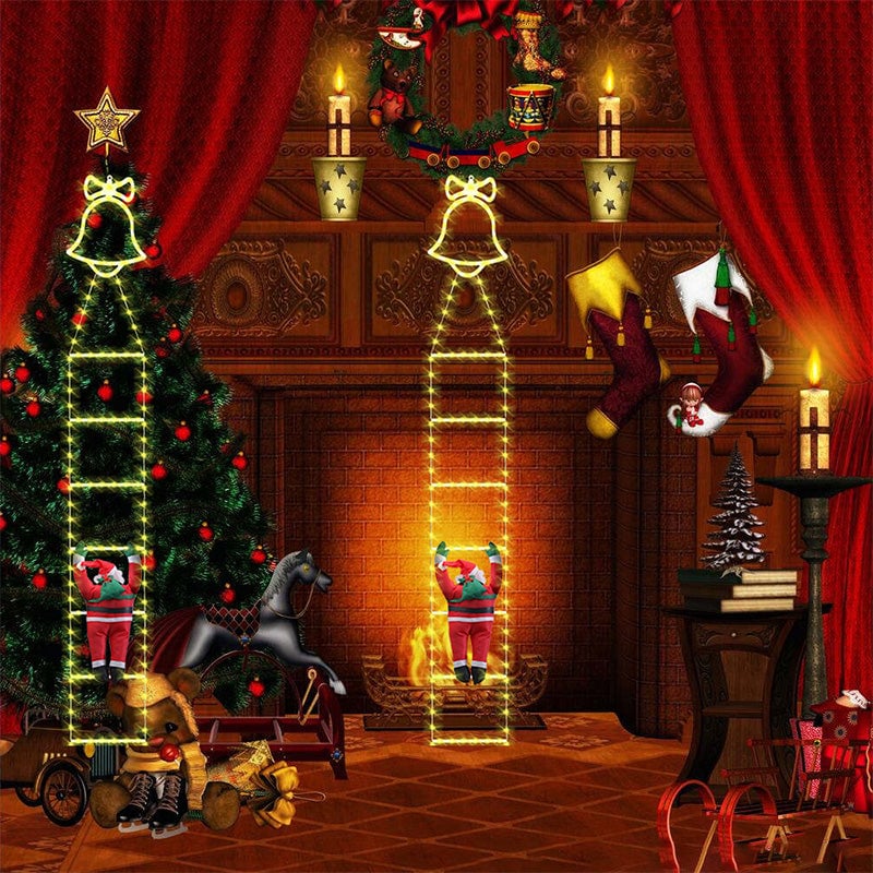 Christmas Ladder Lights For Festive Character
