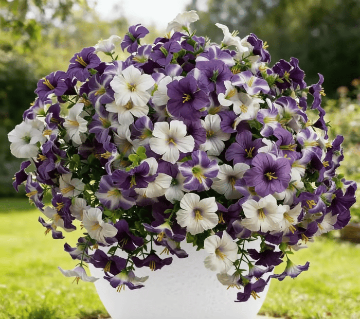 Outdoor Petunia Vase For Effortless Color