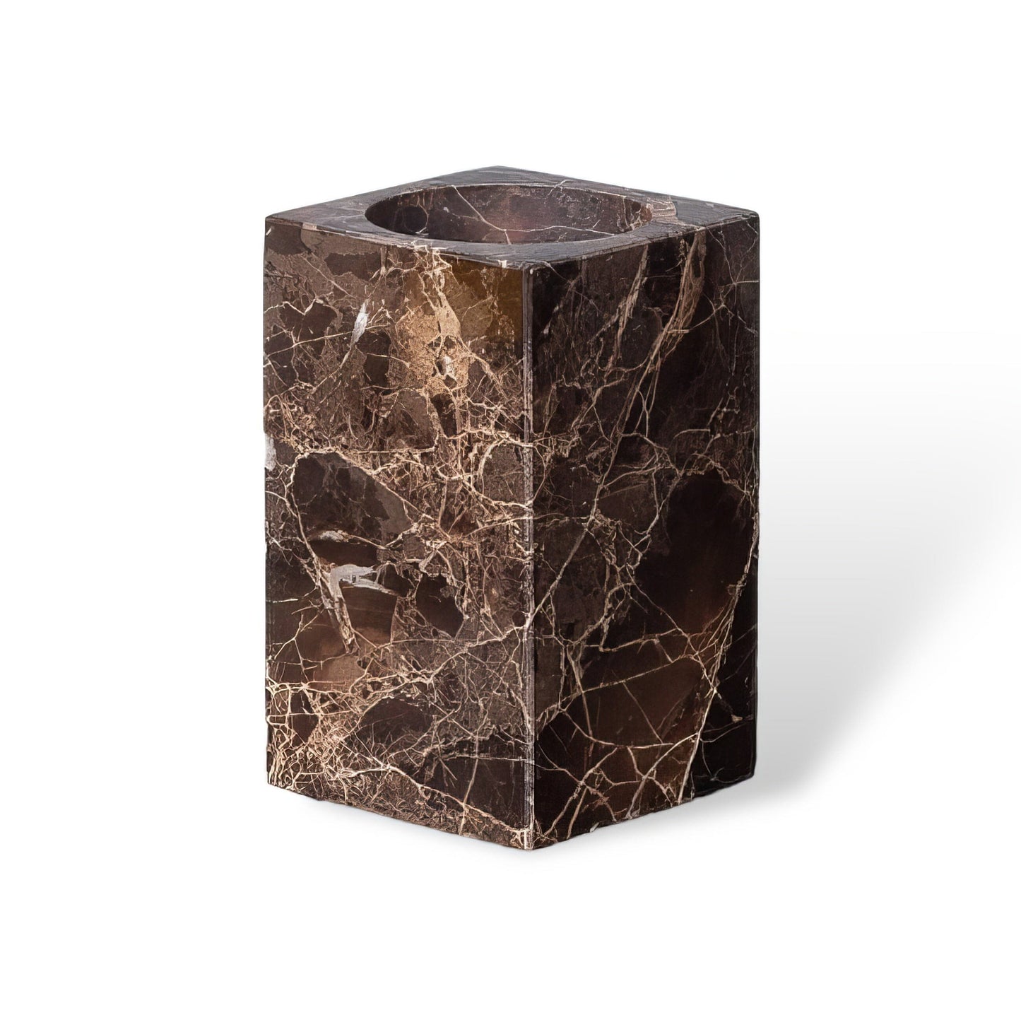 Emperador Dark Marble Bathroom Set