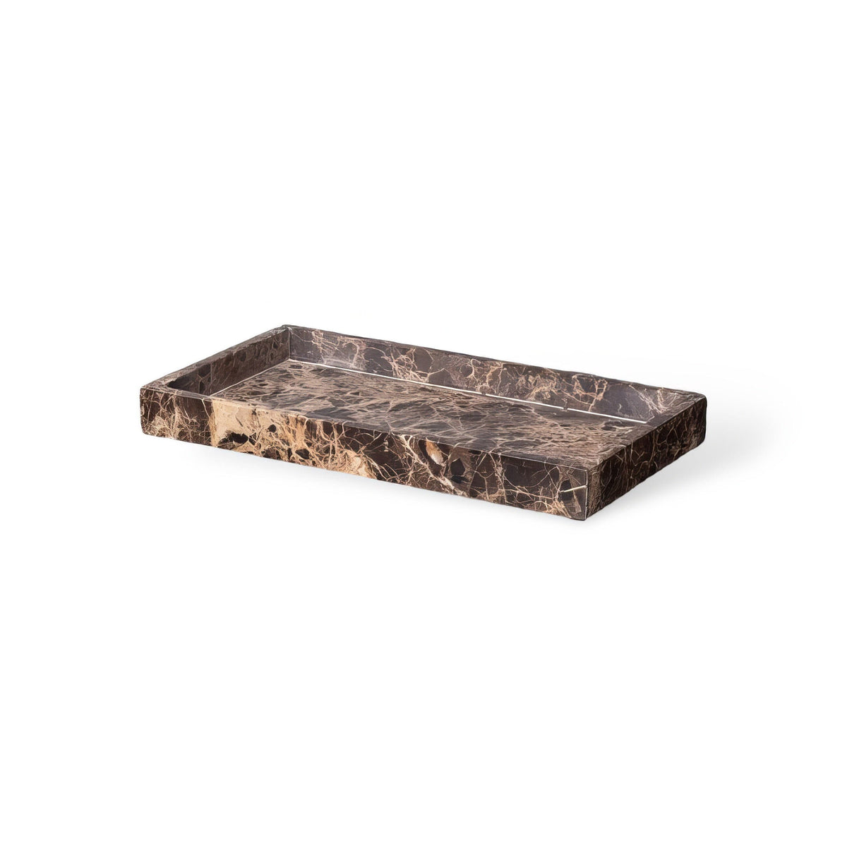 Emperador Dark Marble Bathroom Set