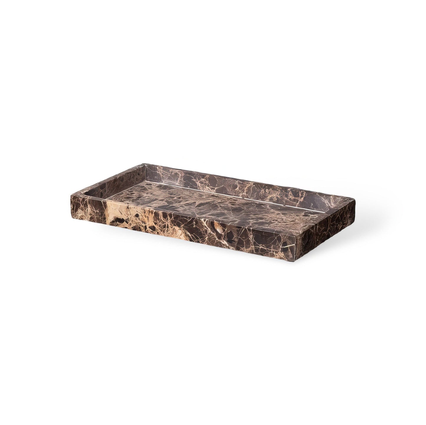 Emperador Dark Marble Bathroom Set
