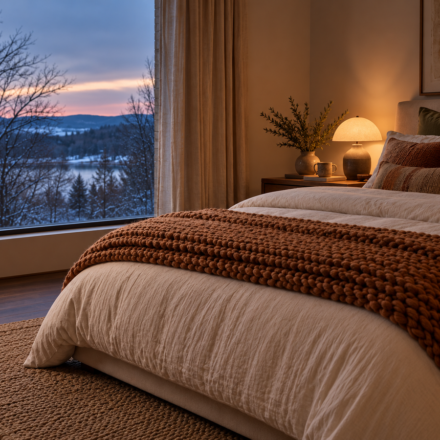 Winter bedroom