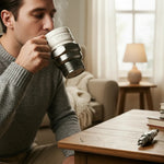 Tazza candela con carattere automobilistico