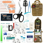 Versatile Outdoor Emergency Kit Compatible with MOLLE System, This Survival First Aid Set Is a Must-Have for Camping, Hunting, Hiking, And Fishing. A Universal Emergency Gear Suitable for Both Men And Women, It Makes a Practical Gift Option