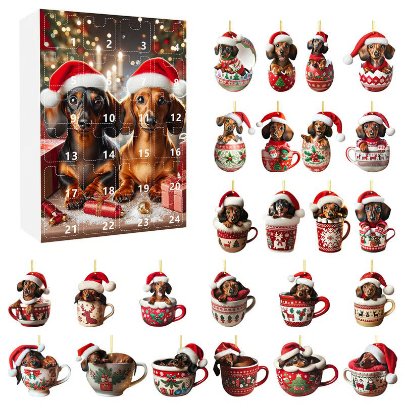 Dachshund Advent Calendar For Festive Charm