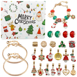 Calendario dell'Avvento Fai-da-Te per Creare Braccialetti Festivi